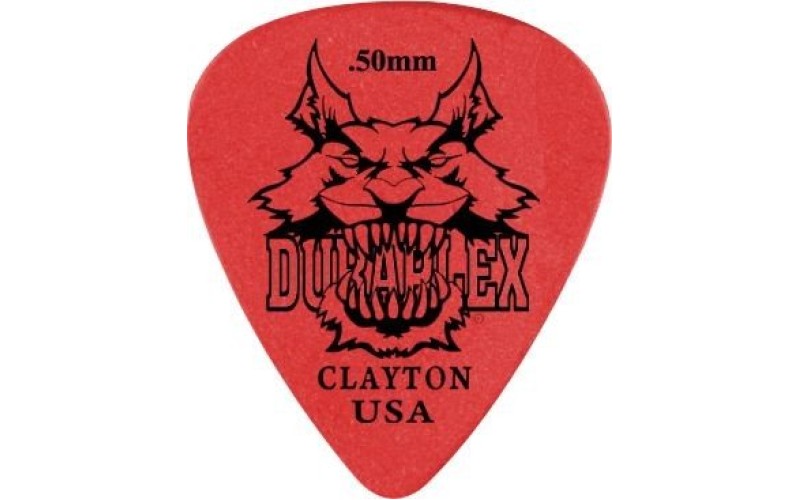 CLAYTON DXS50/12 - набор медиаторов - 0.50 mm DELRIN стандартные (12 шт.)