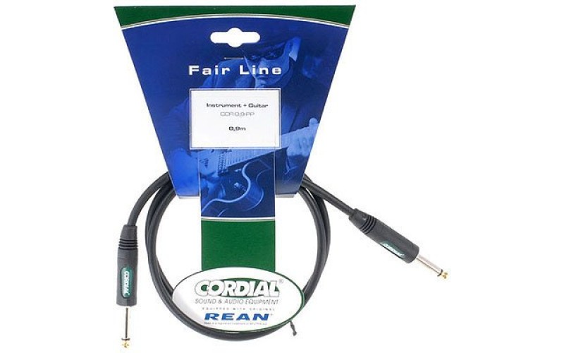 Cordial CCFI 0.9 PP инструментальный кабель джек моно