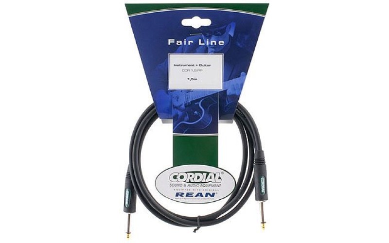 Cordial CCFI 1.5 PP инструментальный кабель джек моно