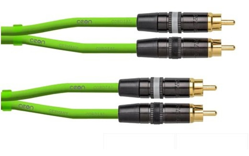 Cordial CEON DJ RCA 0,6 G аудио кабель