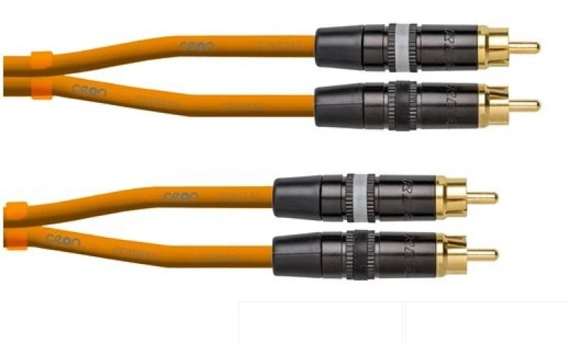 Cordial CEON DJ RCA 0,6 O аудио кабель