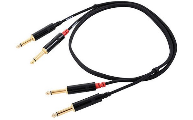 Cordial CFU 0.6 PP кабель сдвоенный джек моно