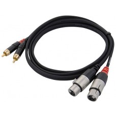 Cordial CFU 1.5 FC кабель сдвоенный RCA