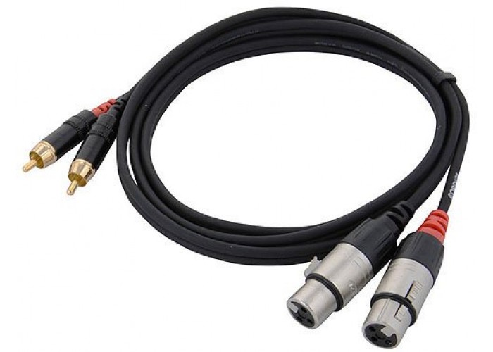 Cordial CFU 1.5 FC кабель сдвоенный RCA