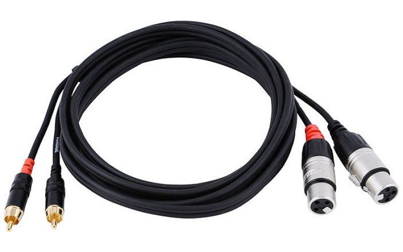 Cordial CFU 3 FC кабель сдвоенный RCA
