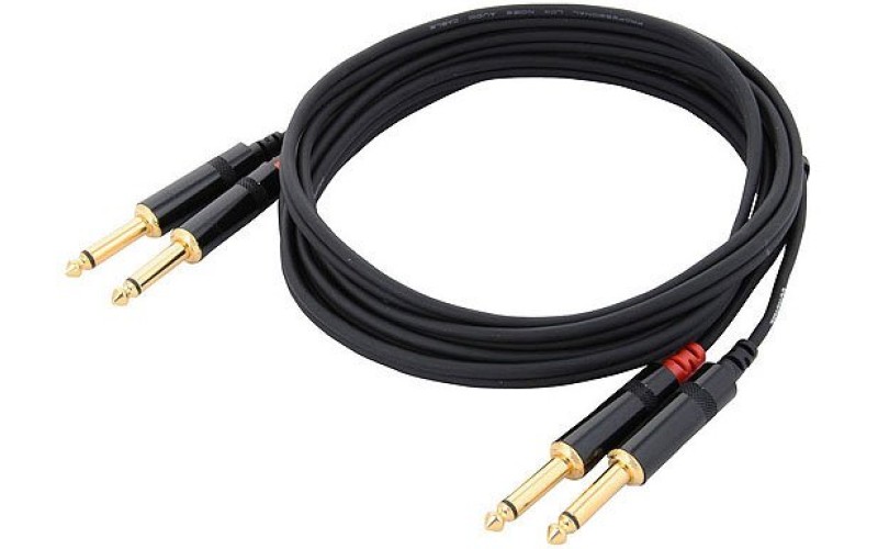 Cordial CFU 3 PP кабель сдвоенный джек моно