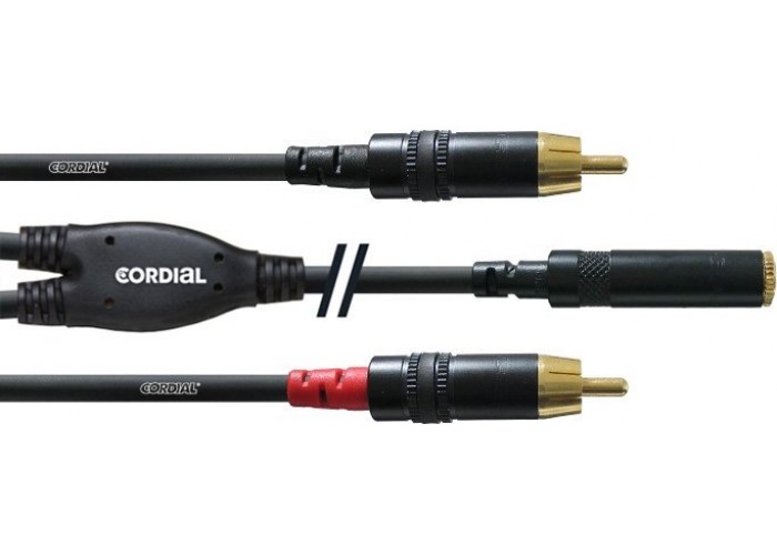 Cordial CFY 0,3 YCC кабель Y-адаптер джек стерео