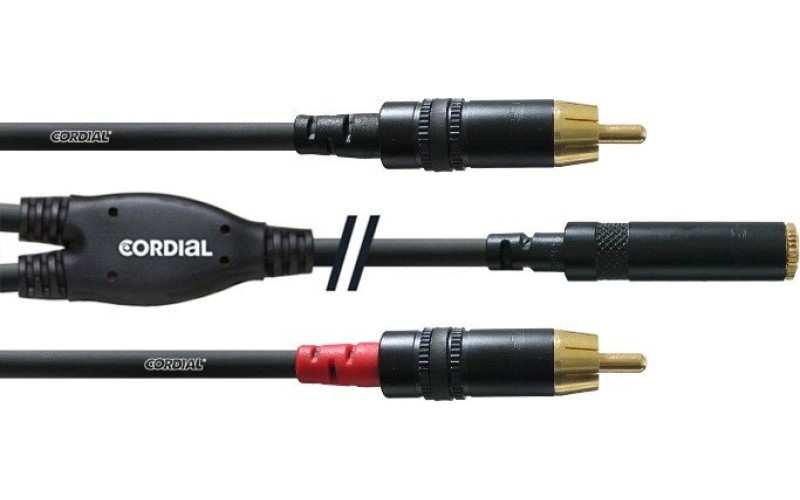 Cordial CFY 0,3 YCC кабель Y-адаптер джек стерео