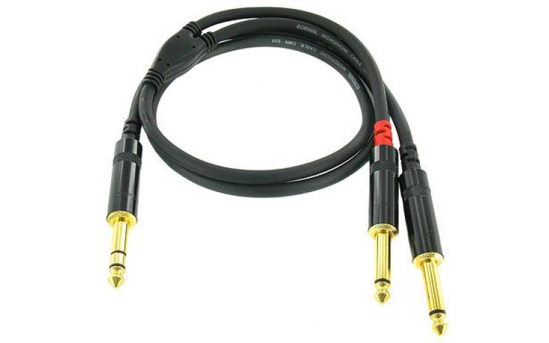 Cordial CFY 0.9 VPP кабель Y-адаптер джек стерео