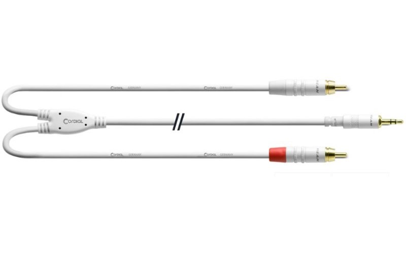 Cordial CFY 1.5 WCC-SNOW кабель Y-адаптер джек стерео
