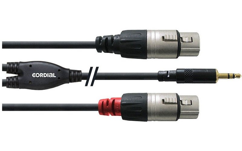 Cordial CFY 1.8 WFF кабель Y-адаптер джек стерео