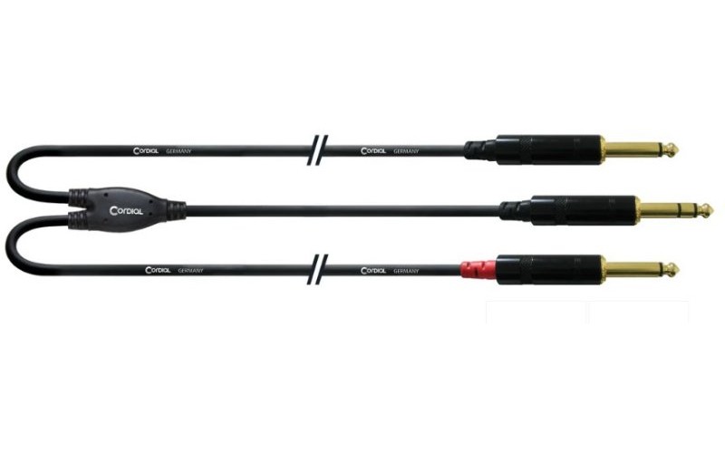 Cordial CFY 3 VPP-LONG кабель Y-адаптер джек стерео