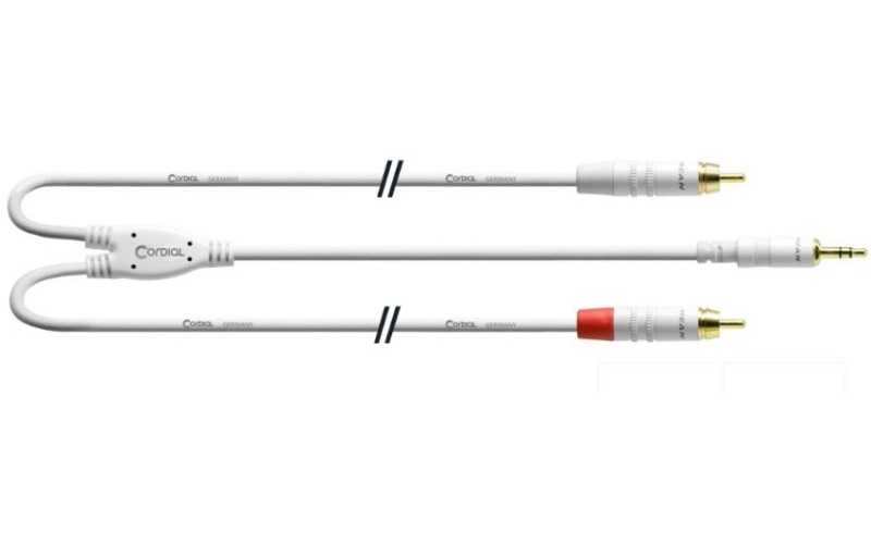 Cordial CFY 3 WCC-LONG-SNOW кабель Y-адаптер джек стерео