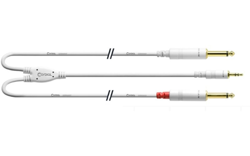 Cordial CFY 3 WPP-LONG-SNOW кабель Y-адаптер джек стерео
