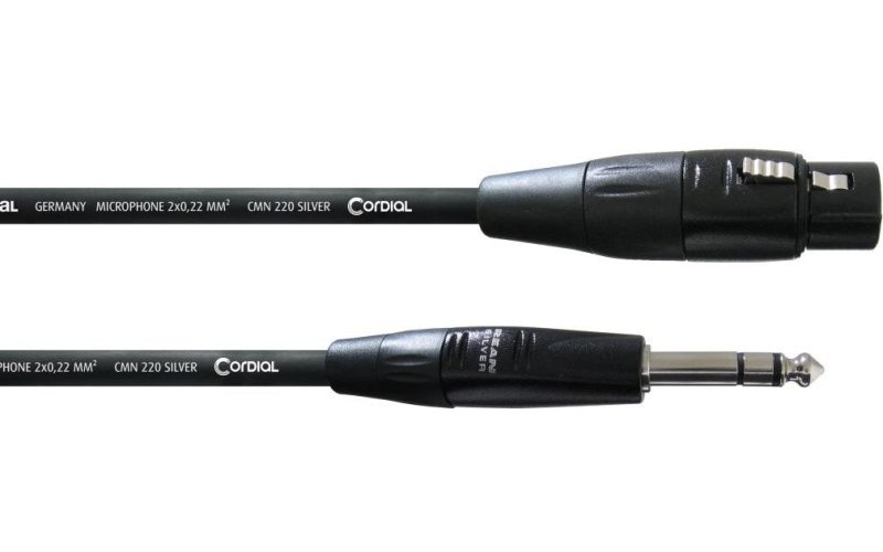 Cordial CIM 3 FV инструментальный кабель XLR