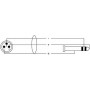 Cordial CIM 3 MV микрофонный кабель XLR