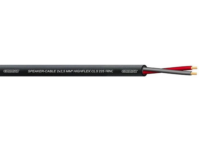 Cordial CLS 225 BLACK FRNC акустический кабель