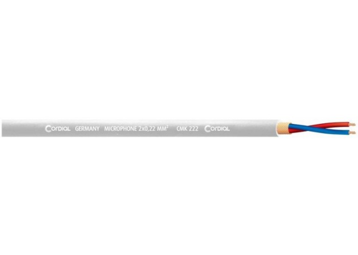 Cordial CMK 222 WHITE микрофонный кабель