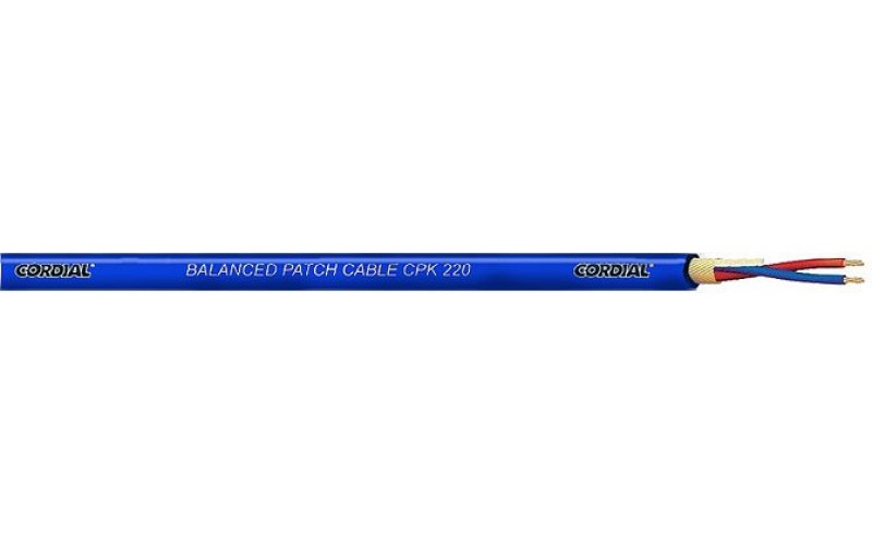 Cordial CPK 220 BLUE микрофонный кабель