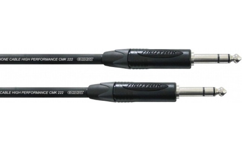 Cordial CPM 2,5 VV инструментальный кабель джек стерео 6,3 мм male - джек стерео 6,3 мм male