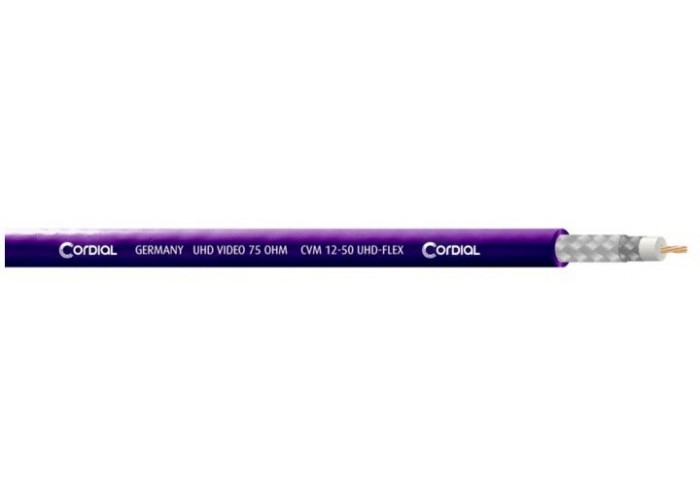 Cordial CVM 12-50 UHD-FLEX гибкий коаксиальный видео кабель