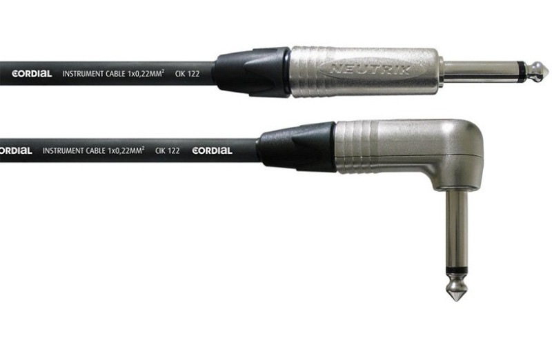 Cordial CXI 3 PR инструментальный кабель угловой джек моно