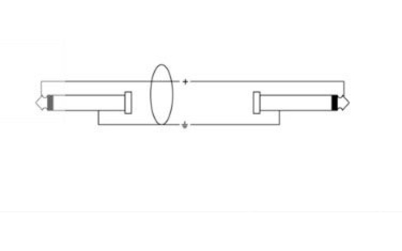 Cordial CXI 7,5 PR гитарный кабель угловой джек моно