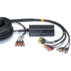 Cordial CYB 12-4 C 15 мультикор (stagebox) 12xinput, 4xoutput, XLR male, 15м, черный