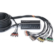 Cordial CYB 16-4 C 15 мультикор (stagebox) 16xinput, 4xoutput, XLR male, 15м, черный