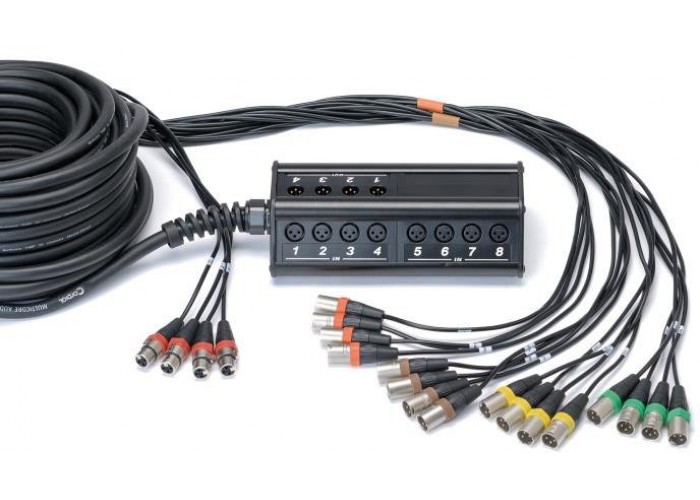 Cordial CYB 16-4 C 15 мультикор (stagebox) 16xinput, 4xoutput, XLR male, 15м, черный