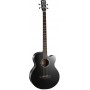 CORT AB850F BK with BAG Acoustic Bass Series Электроакустическая бас-гитара, с вырезом, черная