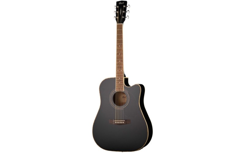 Cort AD880CE BK Standard Series Электроакустическая гитара, с вырезом, черная
