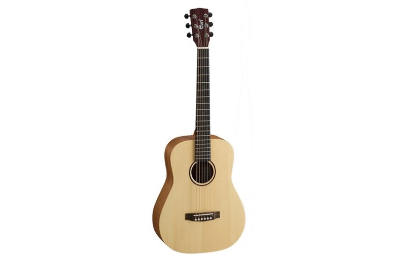 Cort EARTH MINI OP Earth Series Акустическая гитара 3/4, цвет натуральный, с чехлом