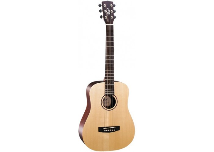 Cort Earth MiniF Adirondack OP Earth Series Электроакустическая гитара с USB, с чехлом