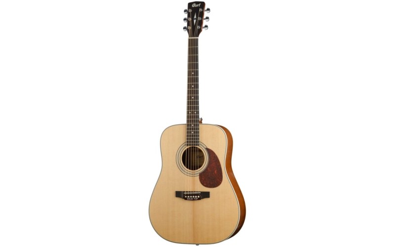 Cort EARTH70 OP WBAG Earth Series Акустическая гитара, цвет натуральный, чехол