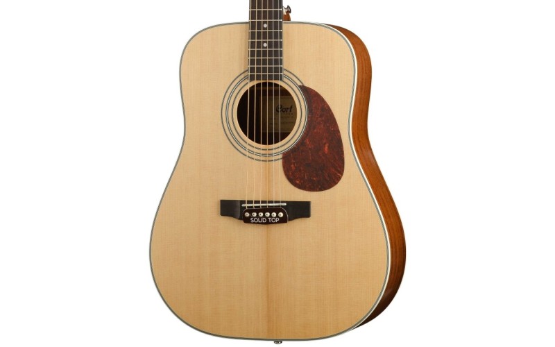 Cort EARTH70 OP WBAG Earth Series Акустическая гитара, цвет натуральный, чехол