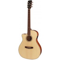 Cort GA-FF-LH-NAT Grand Regal Series Электроакустическая гитара, с вырезом, леворукая, натуральный
