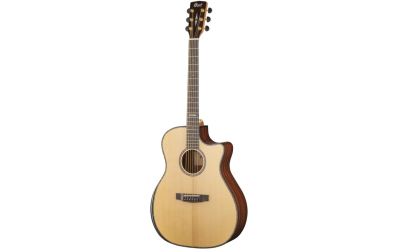 Cort GA-PF-Bevel-NAT Grand Regal Series Электроакустическая гитара с вырезом