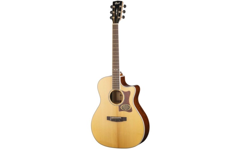 Cort GA5F-MD-NAT Grand Regal Series Электроакустическая гитара, с вырезом, цвет натуральный