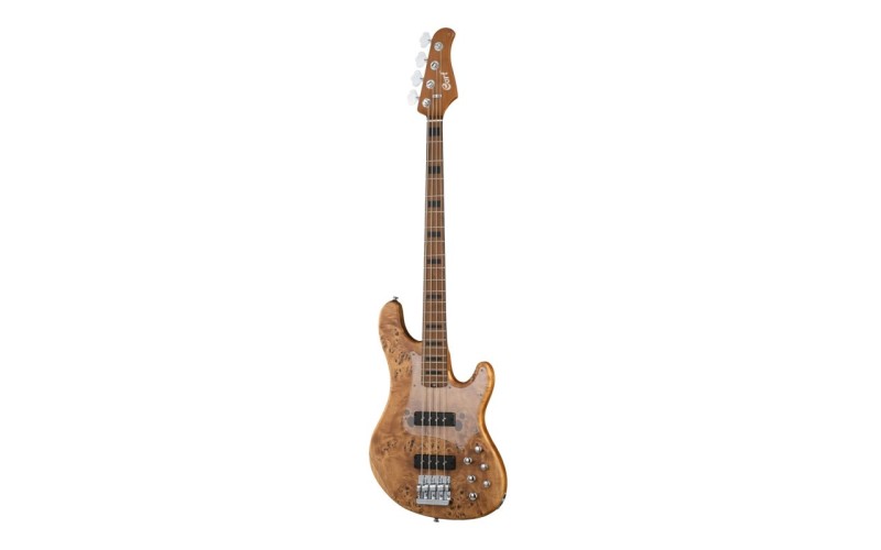 Cort GB-Modern 4 OPVN GB Series Бас-гитара, цвет натуральный, с чехлом
