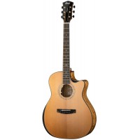 Cort Gold Edge NAT Gold Series Электроакустическая гитара, с вырезом, цвет натуральный