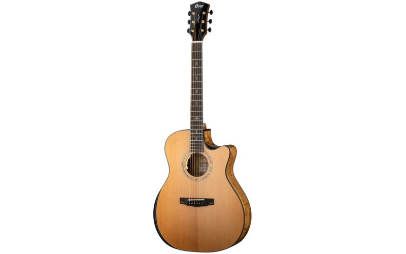 Cort Gold Edge NAT Gold Series Электроакустическая гитара, с вырезом, цвет натуральный