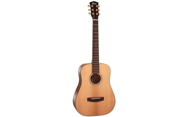 Cort Gold-Mini-NAT Gold Series Акустическая гитара 3/4, цвет натуральный