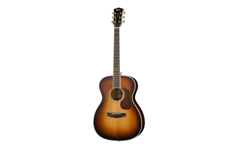 Cort Gold O8 WCASE LB Gold Series Акустическая гитара, санберст, с чехлом
