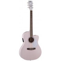 Cort Jade-Classic PPOP Jade Series Электроакустическая гитара, розовая