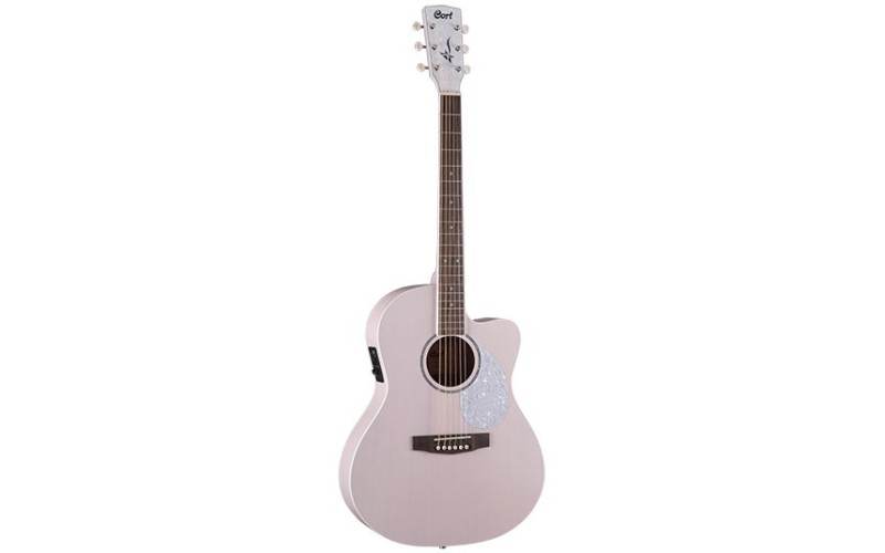 Cort Jade-Classic PPOP Jade Series Электроакустическая гитара, розовая