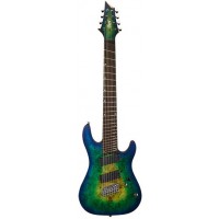 Cort KX508MS-MBB KX Series Электрогитара мультимензурная 8-струнная, зеленая