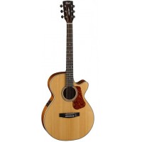 CORT L100F NS Luce Series Электроакустическая гитара, с вырезом, цвет натуральный матовый
