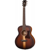 Cort Little-CJ-Blackwood-OPLB CJ Series Электроакустическая гитара 3/4 с чехлом, санберст