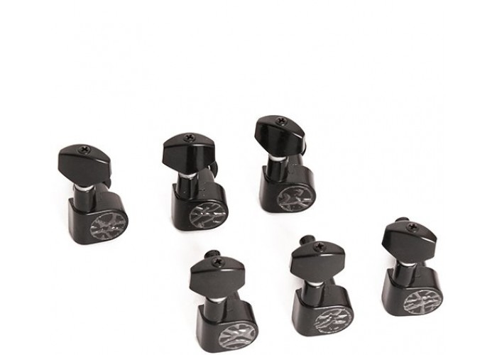 Cort MH250-6L-BK Колки для гитары, 6л, черные